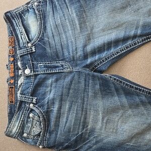 Rock Revival Men's Blue Relaxed Jeans